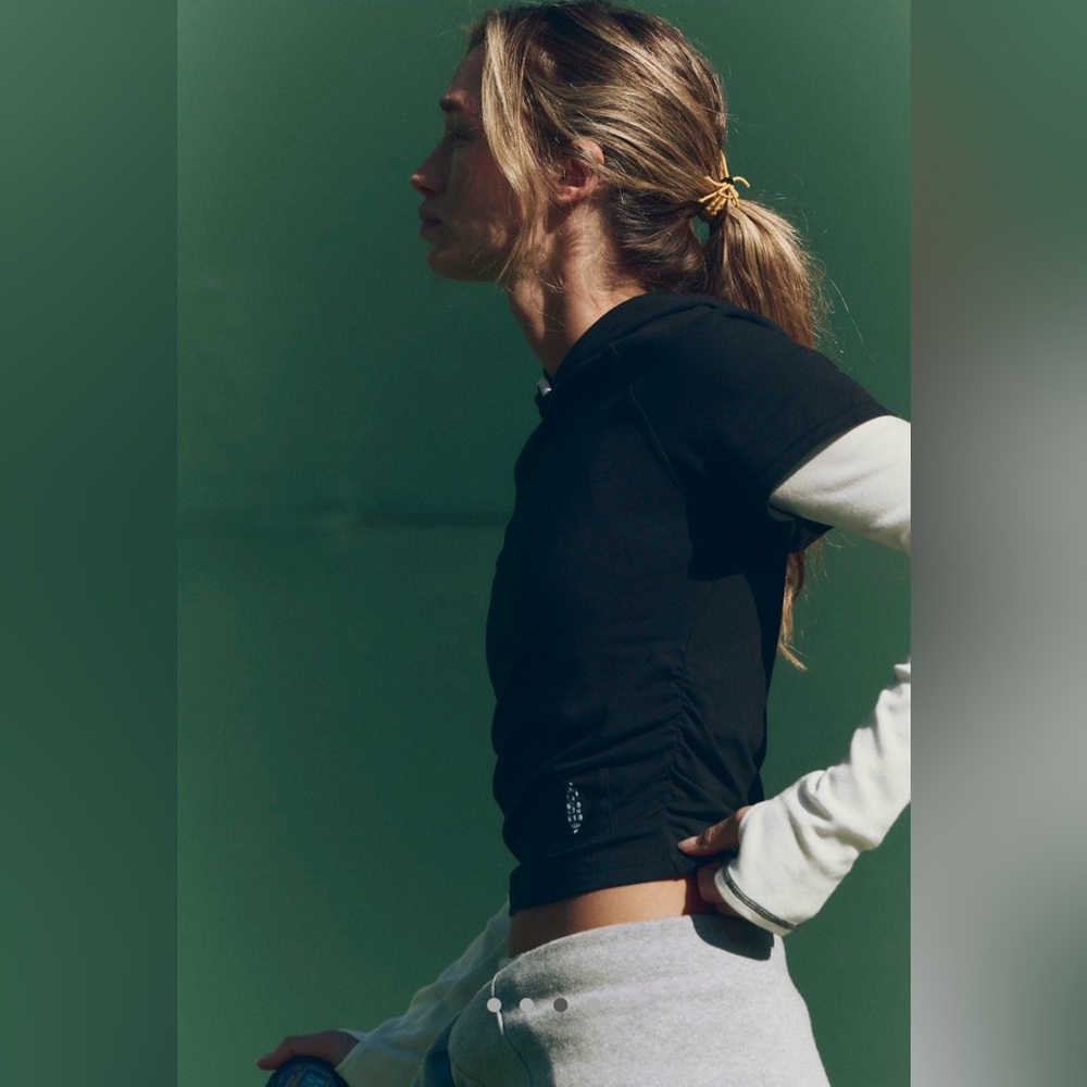 Free People Movement Night Rider Layer in Black Combo - Picture 3 of 11